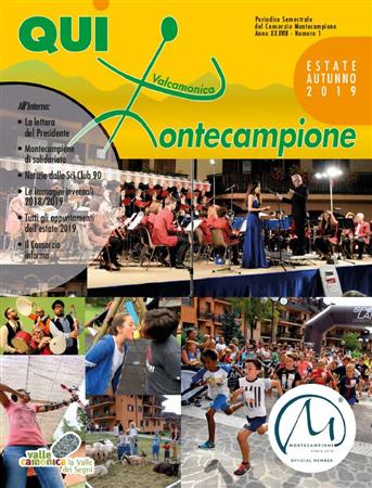 Consorzio Montecampione - E' uscito il nuovo numero estivo 2019 di "Qui Montecampione"
