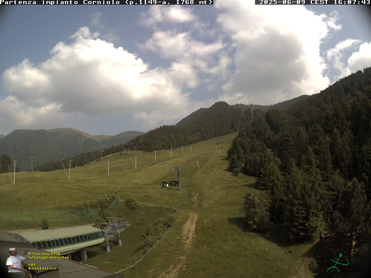 immagine della webcam nei dintorni di Riva di Solto: webcam Montecampione